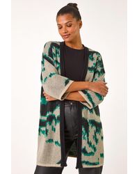 Roman - Abstract Print Knit Cover Up - Lyst