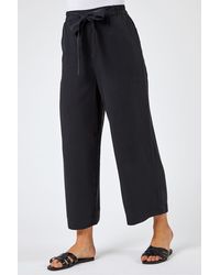 Roman - Waist Tie Detail Culottes - Lyst