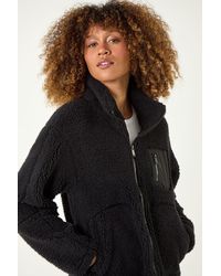 Roman - Funnel Neck Fleece Jacket - Lyst
