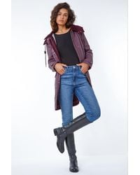 Roman - Waxed Longline Hooded Coat - Lyst