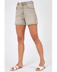 Roman - Washed Denim Stretch Shorts - Lyst