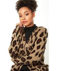Roman - Jacquard Animal Longline Cardigan - Lyst