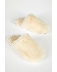 Roman - Faux Fur Mule Slipper - Lyst