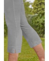 Roman - Cropped Stretch Holiday Capri Trousers - Lyst
