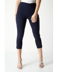 Roman Petite - Cropped Stretch Trousers - Lyst