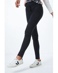 Roman - Elastic Waist 31" Full Length Stretch Trouser - Lyst
