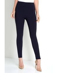 Roman - Full Length Stretch Fit Straight Leg Tapered Formal Trousers - Lyst