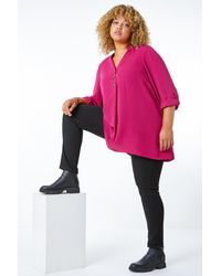 Roman Curve - Elastic Waist Stretch Denim Jegging - Lyst
