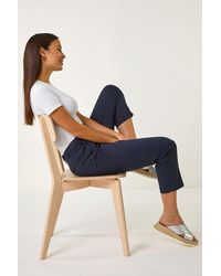 Roman - Cotton Stretch Cropped Trouser - Lyst