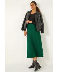 Roman - Knitted Midi Stretch Skirt - Lyst