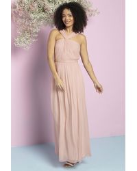 Roman - Bead Embellished Chiffon Maxi Dress - Lyst