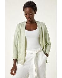 Roman - Shimmer Detail Shrug Cardigan - Lyst
