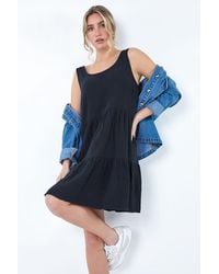 D.u.s.k - Tiered A-Line Cotton Dress - Lyst