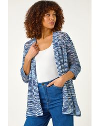 Roman - Space Dye Knit Cardigan - Lyst