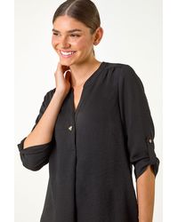 Roman - Heart Button Detail Shirt - Lyst