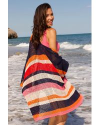 Roman - One Size Cotton Blend Crochet Cape - Lyst
