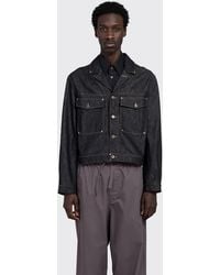 Lemaire - Trucker Jacket With Studs - Lyst