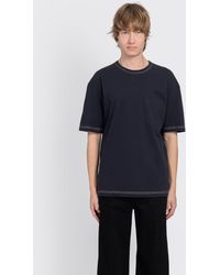 Lemaire - Boxy Short Sleeve T-Shirt Heavy Jersey - Lyst