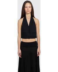 St. Agni - Upside Down Halter Top - Lyst