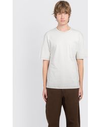 Lemaire - Boxy Short Sleeve T-Shirt Heavy Jersey - Lyst