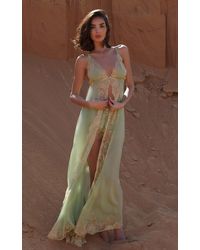 Rosamosario Khadra, The Green Of Jennah Long Night Dress