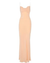 Rosamosario Nudità Ricca (only 1 Left) Long Night Dress - Natural