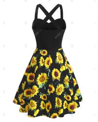 womens sunflower dress