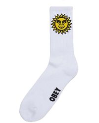 Obey Sunshine Sock White