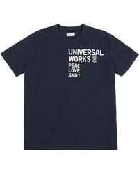 Universal Works Registered Pocket T-shirt Navy - Blue