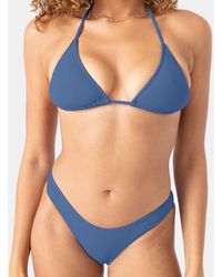 Roxy - Sd Beach Classics High Leg Cheeky Bikini Bottom - Lyst
