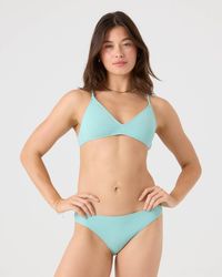 Roxy - Sd Beach Classics Athletic Triangle Bikini Top - Lyst