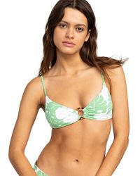 Roxy - Og Fixed Triangle Bikini Top - Lyst
