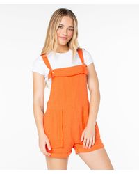 Roxy - Sundown Dive Romper - Lyst