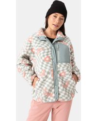 Roxy - Axel Bonded Sherpa Jacket - Lyst