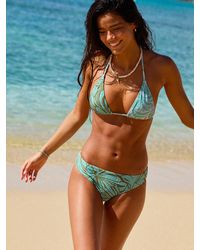 Roxy - Sea Bloom Mini Tiki Triangle Bikini Top - Lyst
