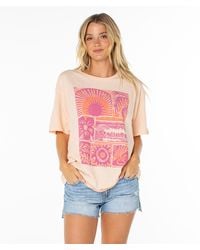 Roxy - Beach Things Tee - Lyst