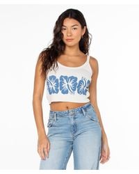 Roxy - Flower Block Wanderer Tank - Lyst