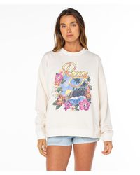 Roxy - Lineup Oversized Crew - Lyst