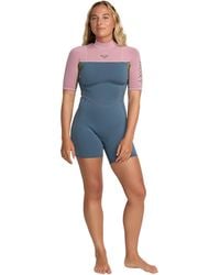 Roxy - 2/2Mm Prologue Short Sleeve (Flatlock) Wetsuit - Lyst