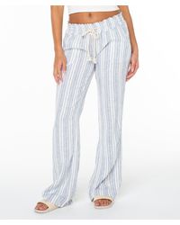 Roxy - Oceanside Striped Pant - Lyst