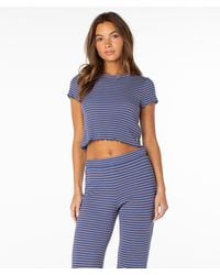 Roxy - Poolside Crop Tee - Lyst