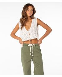 Roxy - Salty Wahine Top - Lyst