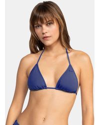 Roxy - Sd Beach Classics Tiki Triangle Bikini Top - Lyst