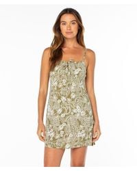 Roxy - Late Night Mini Dress - Lyst