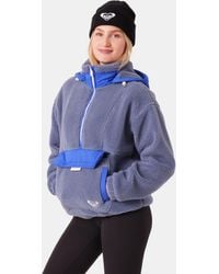 Roxy - Rita Half Zip Sherpa Anorak - Lyst