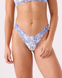 Roxy - Mana Scoop Cheeky Bikini Bottom - Lyst