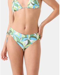 Roxy - Surf Break Lace Side Tie Full Bikini Bottom - Lyst