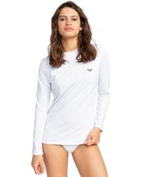 Roxy - New Enjoy Waves Long Sleeve Lycra Rashguard - Lyst