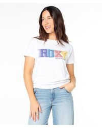 Roxy - Paradise Bound Boyfriend Tee - Lyst