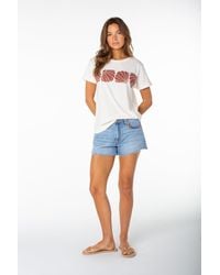 Roxy - Shell Band Boyfriend Crew - Lyst